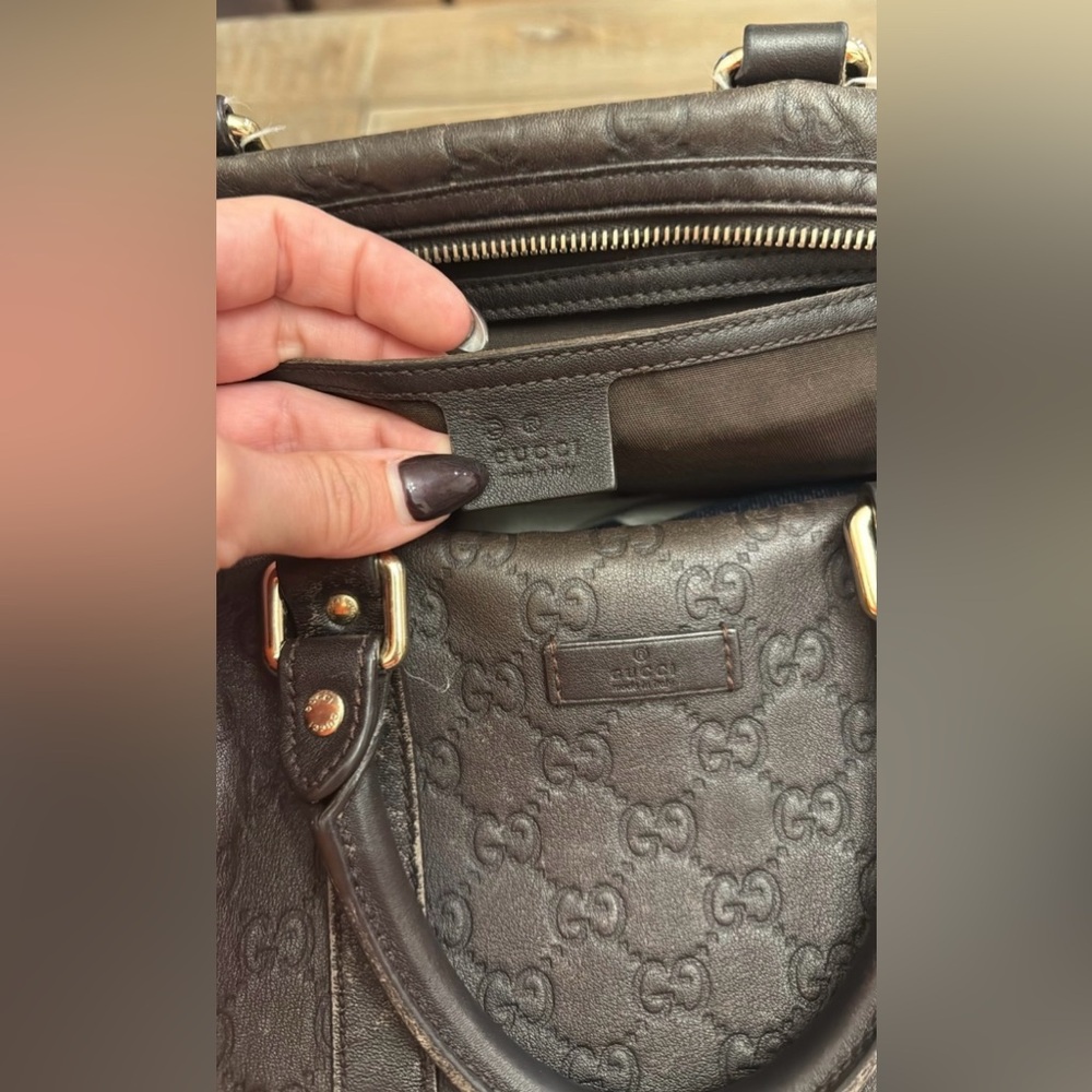 Gucci Boston Brown Bag - Picture 5 of 12